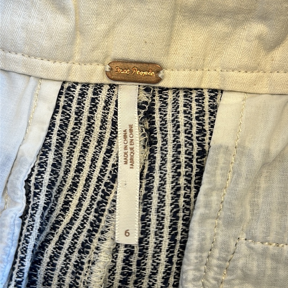 Free People • Light at Sunset Crop Pants • Sz 6 - Picture 10 of 15